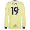 Officiële Voetbalshirt Arsenal Nicolas Pepe 19 Uit 2021-22 Lange Mouw - Heren